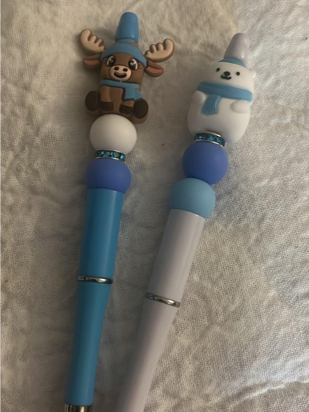 Blue Moose & Polar Bear Winter Ready Pens Adorable Gift Ideas a must have 31